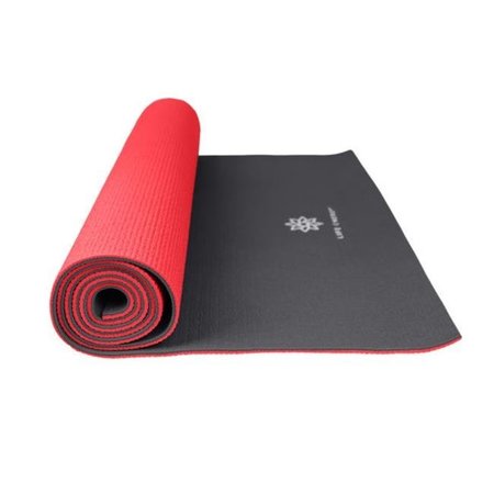 GLOBAL QUALITY BRANDS Life Energy 6mm Reversible Double Sided Yoga Mat - Ruby 3300YM 3300YM
